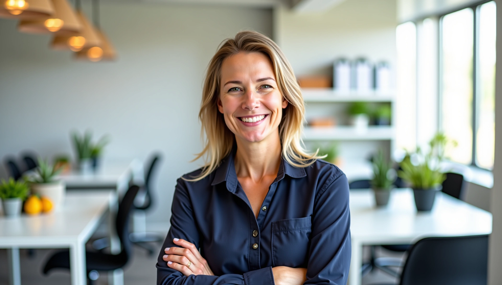 Ritratto professionale e amichevole di una nutrizionista